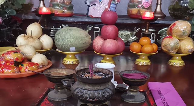 佛前供果